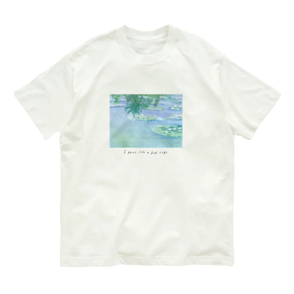 hnnnのMonet1 オーガニックコットンTシャツ