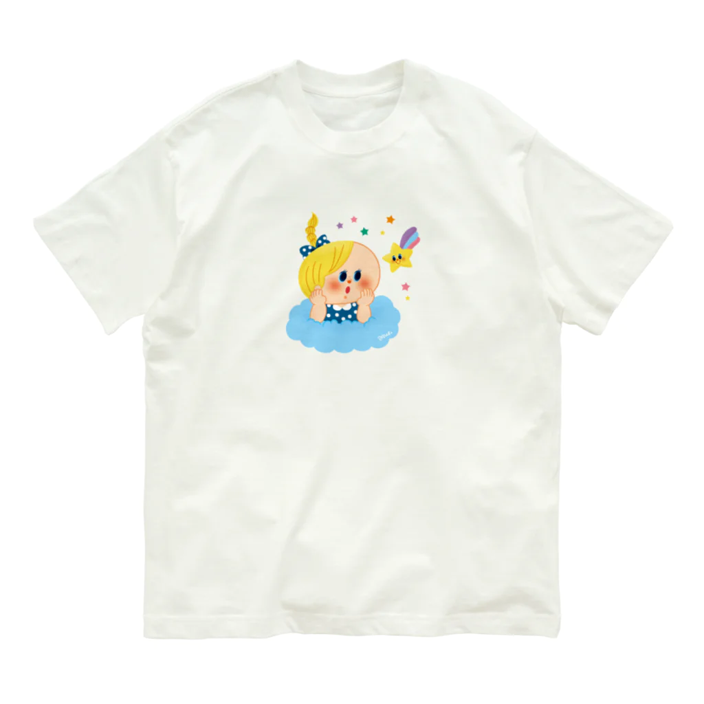 あくざわめぐみSHOPのwish オーガニックコットンTシャツ