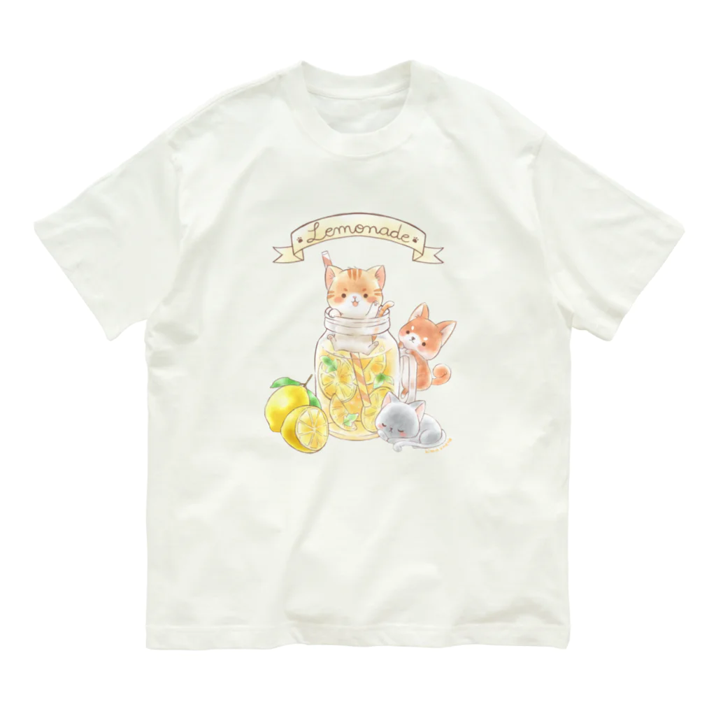 Hima NekoのLemonade Friends 🍋  オーガニックコットンTシャツ