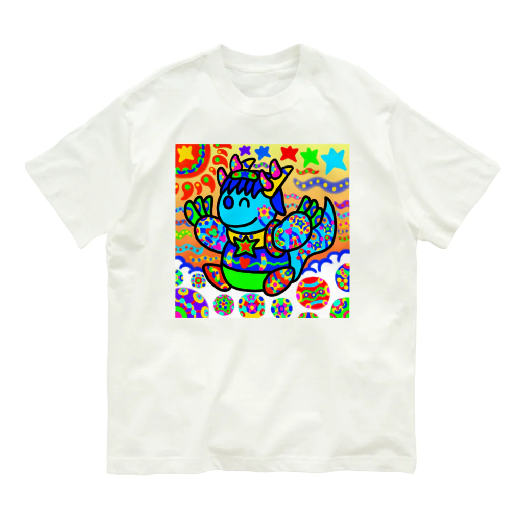 どりほぷの青龍 Organic Cotton T-Shirt