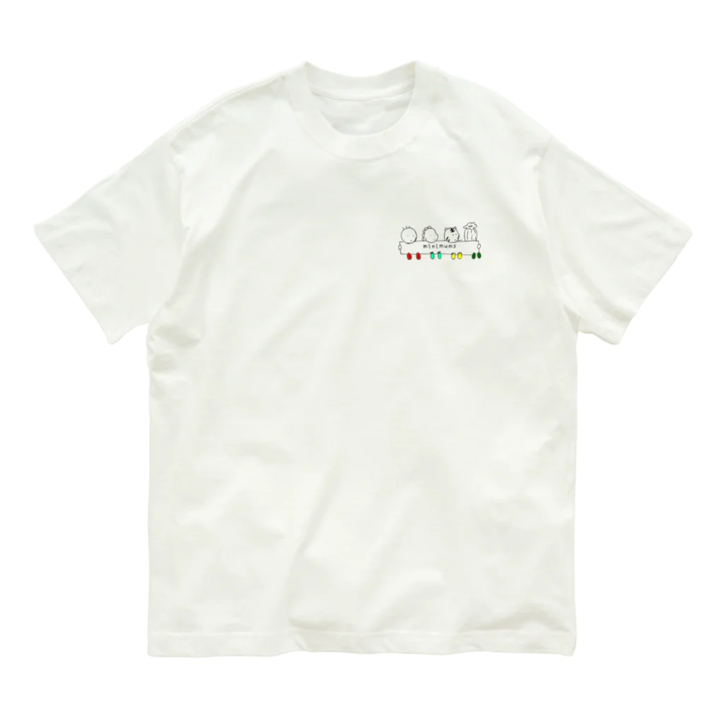 CareFreeのminimums オーガニックコットンTシャツ