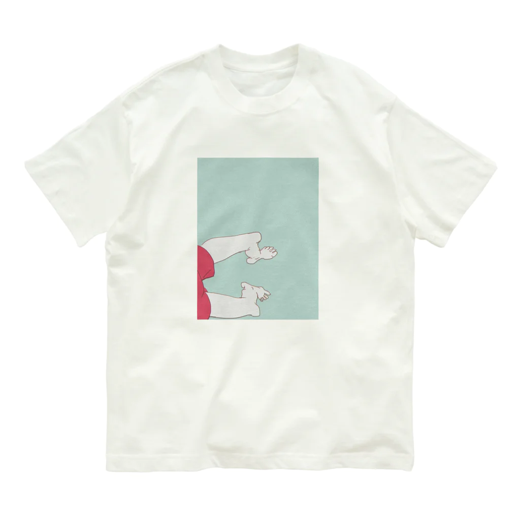 なちゃんの夏、ダラける オーガニックコットンTシャツ