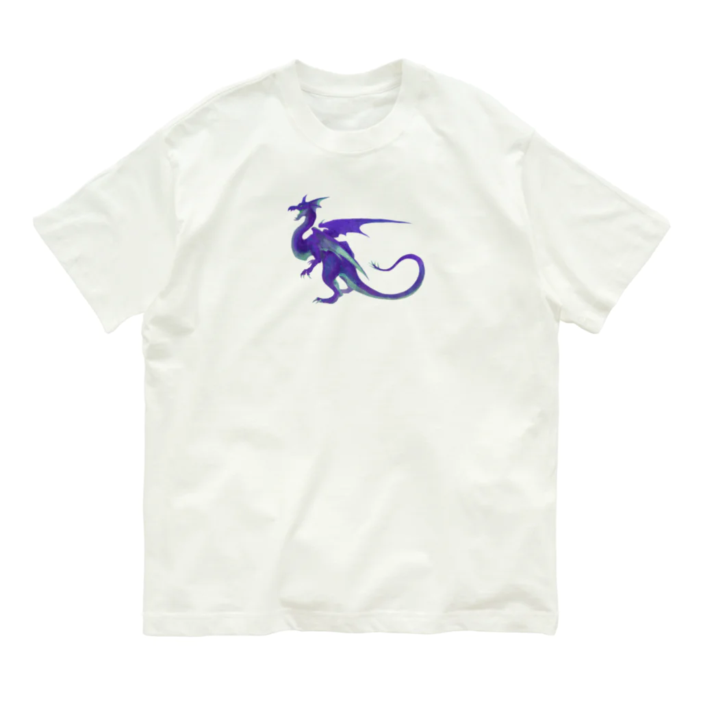 青野　祈のブルードラゴン Organic Cotton T-Shirt