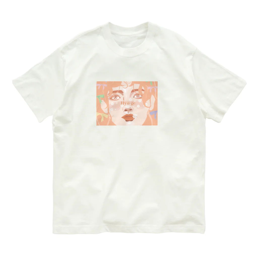 hyu-ge（イラスト）のhyu-ge Organic Cotton T-Shirt