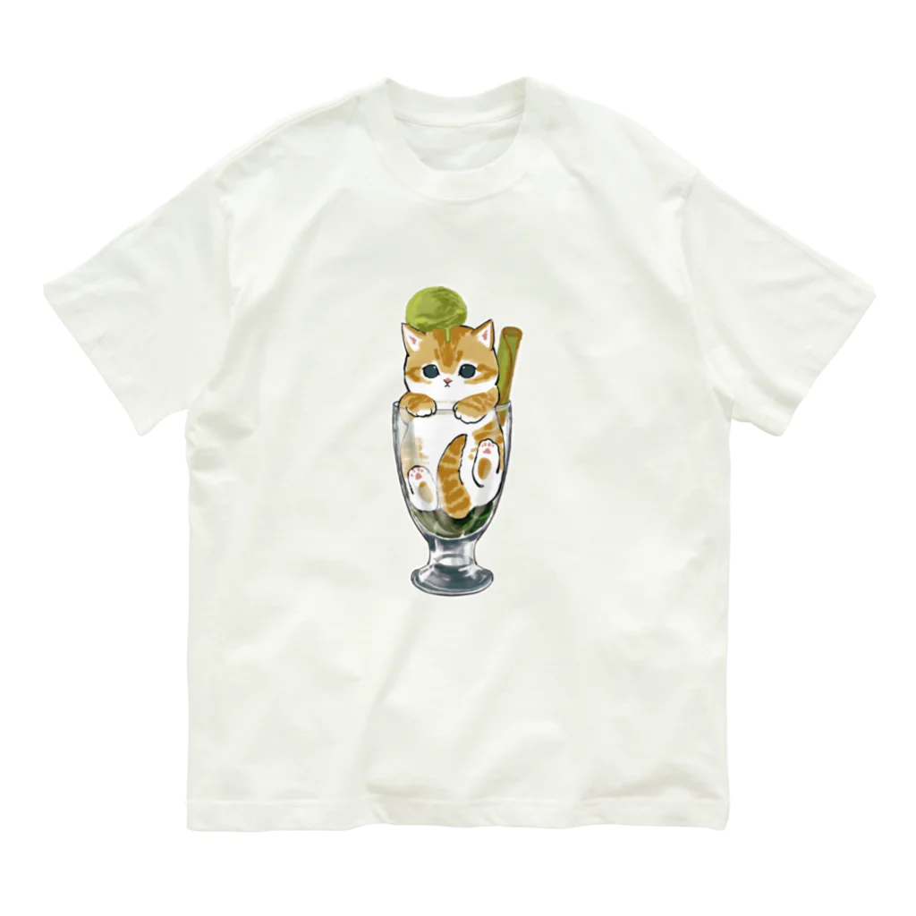 mofusandの肉球堪能パフェ Organic Cotton T-Shirt