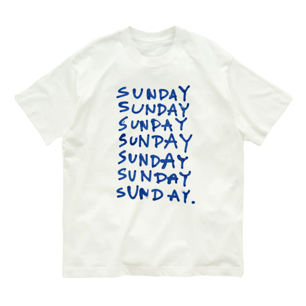 shinri murakami "HALLELUJAH!"の" SUNDAY,SUNDAY " Organic Cotton T-Shirt