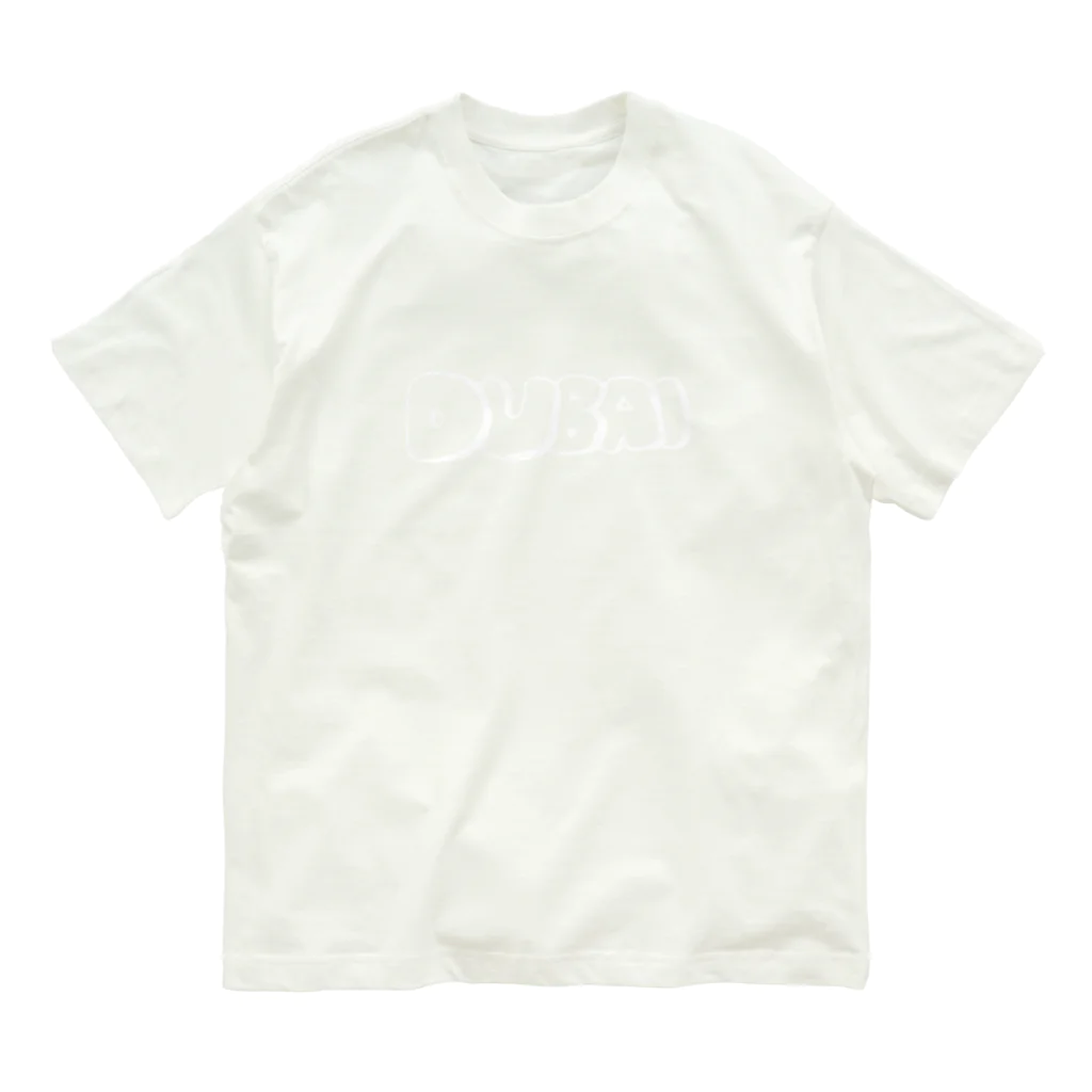 MIAMI WAIKIKI DUBAIのDUBAI_shiro_big オーガニックコットンTシャツ