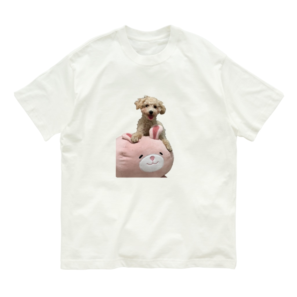 クリームのオートノミートレーニング雑貨店の健気な犬シリーズ Organic Cotton T-Shirt