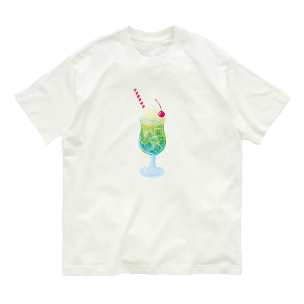 のぐちさきのしゅわしゅわクリームソーダ Organic Cotton T-Shirt