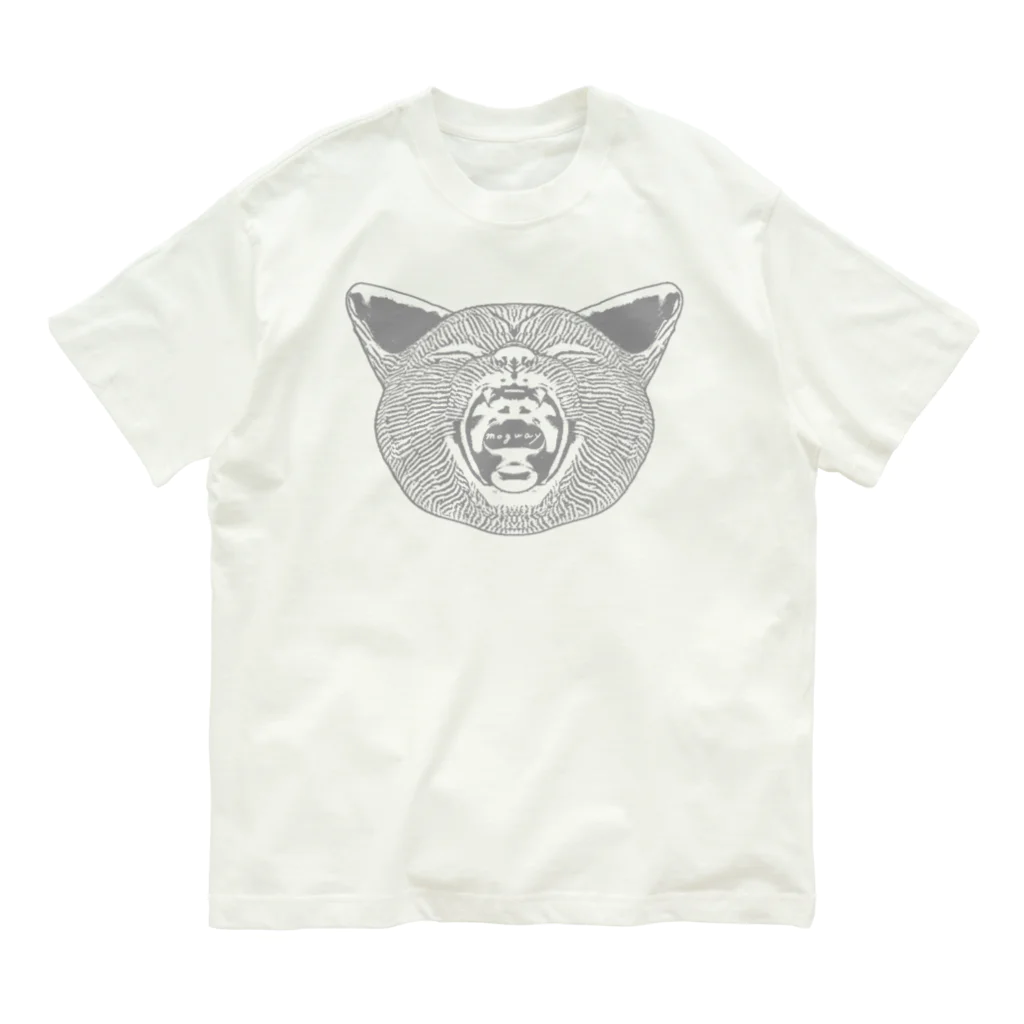 MOGWAYのあくび猫 オーガニックコットンTシャツ