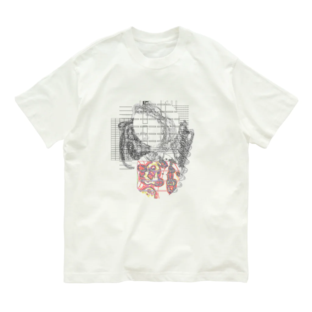 A day in asia　の#16 Asia with Multi-Standard 20210716 CompoundDigitalMicroscope version オーガニックコットンTシャツ