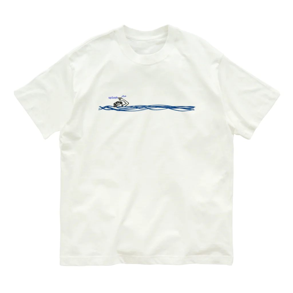 yajicongoodayのsplash オーガニックコットンTシャツ