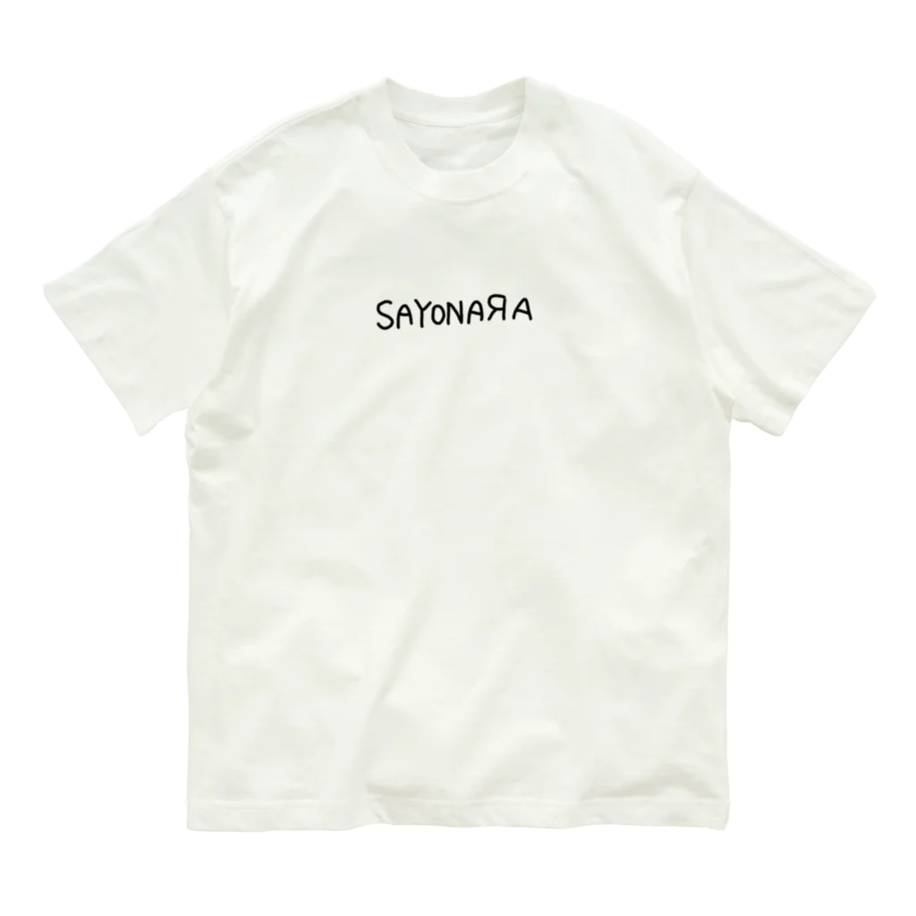 menyotanのSAYONAЯA オーガニックコットンTシャツ