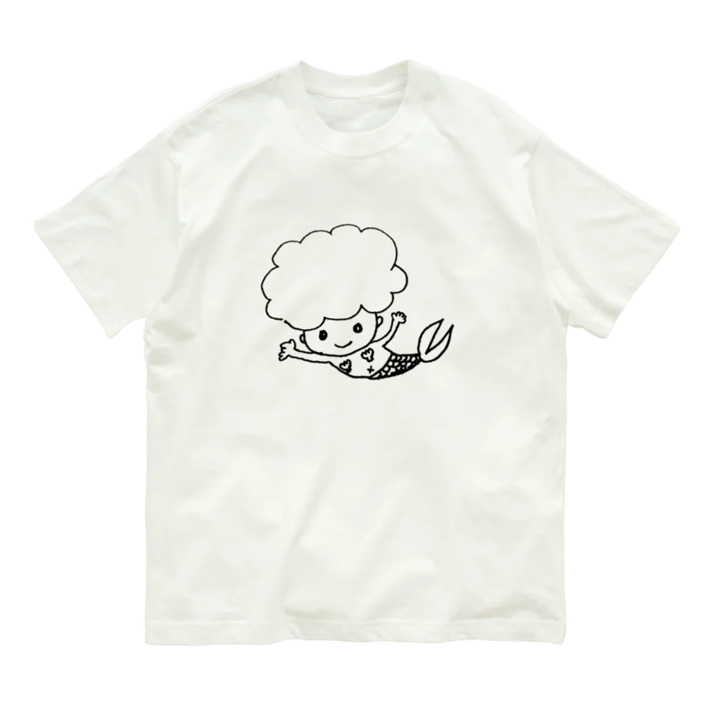 むにちょこのにんぎょちゃん Organic Cotton T-Shirt