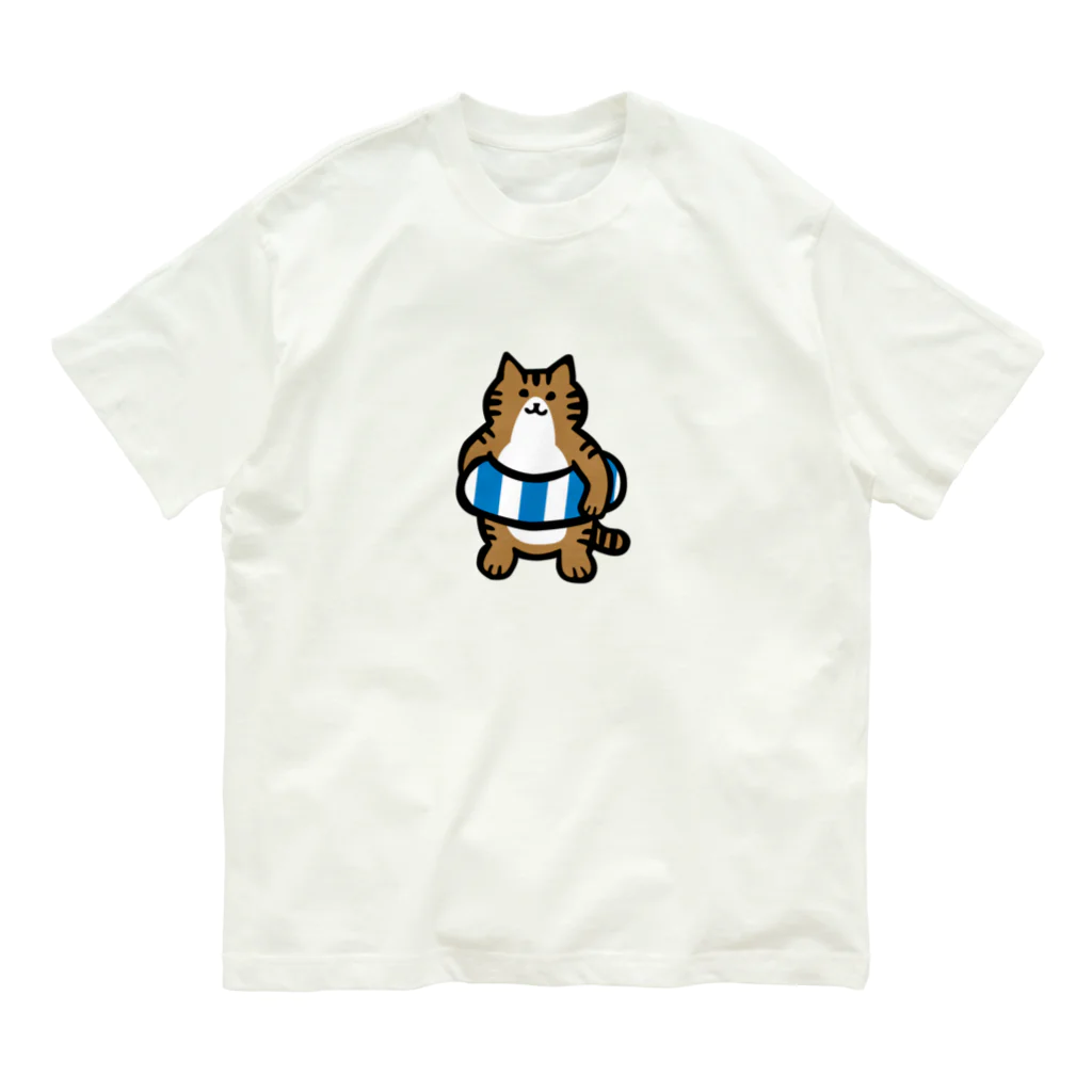 オガタミホのうきわーず　キジシロ Organic Cotton T-Shirt