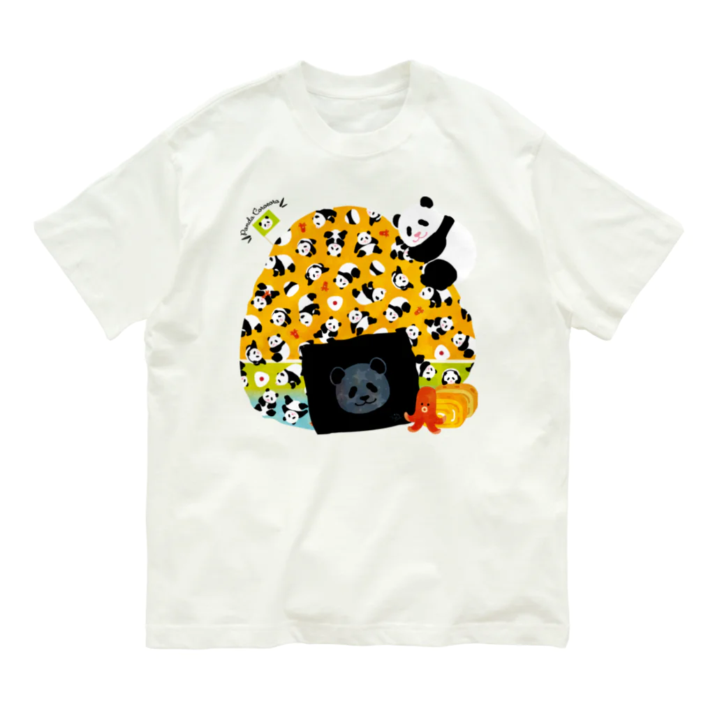 ヤム烈のパンダコロコロ Organic Cotton T-Shirt