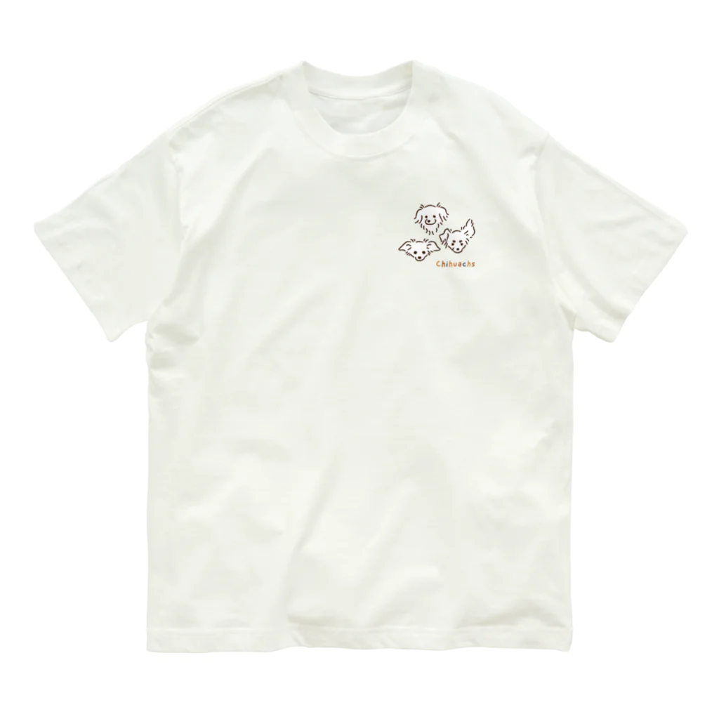 チワックスのかいぬしのいぬ Organic Cotton T-Shirt