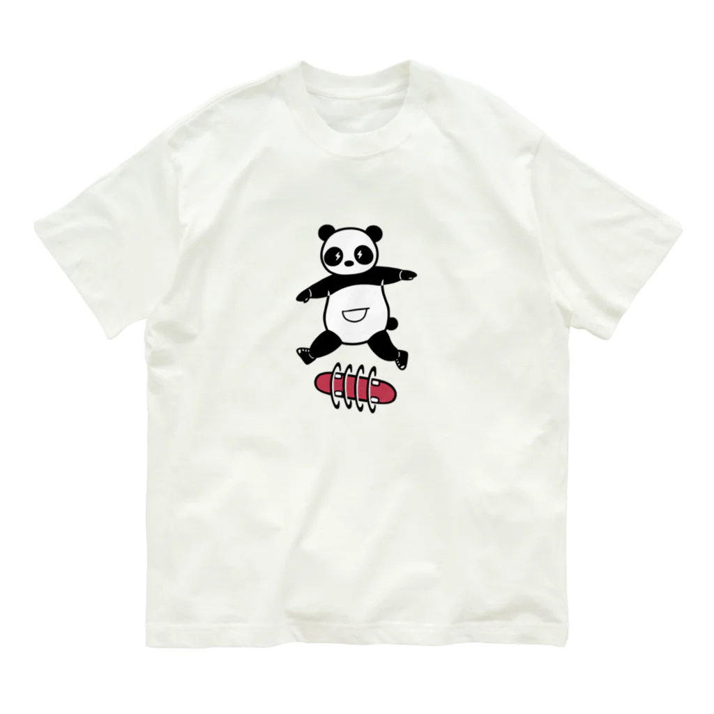 リュウラクドウのイナズマの目を持つパンダ Organic Cotton T-Shirt