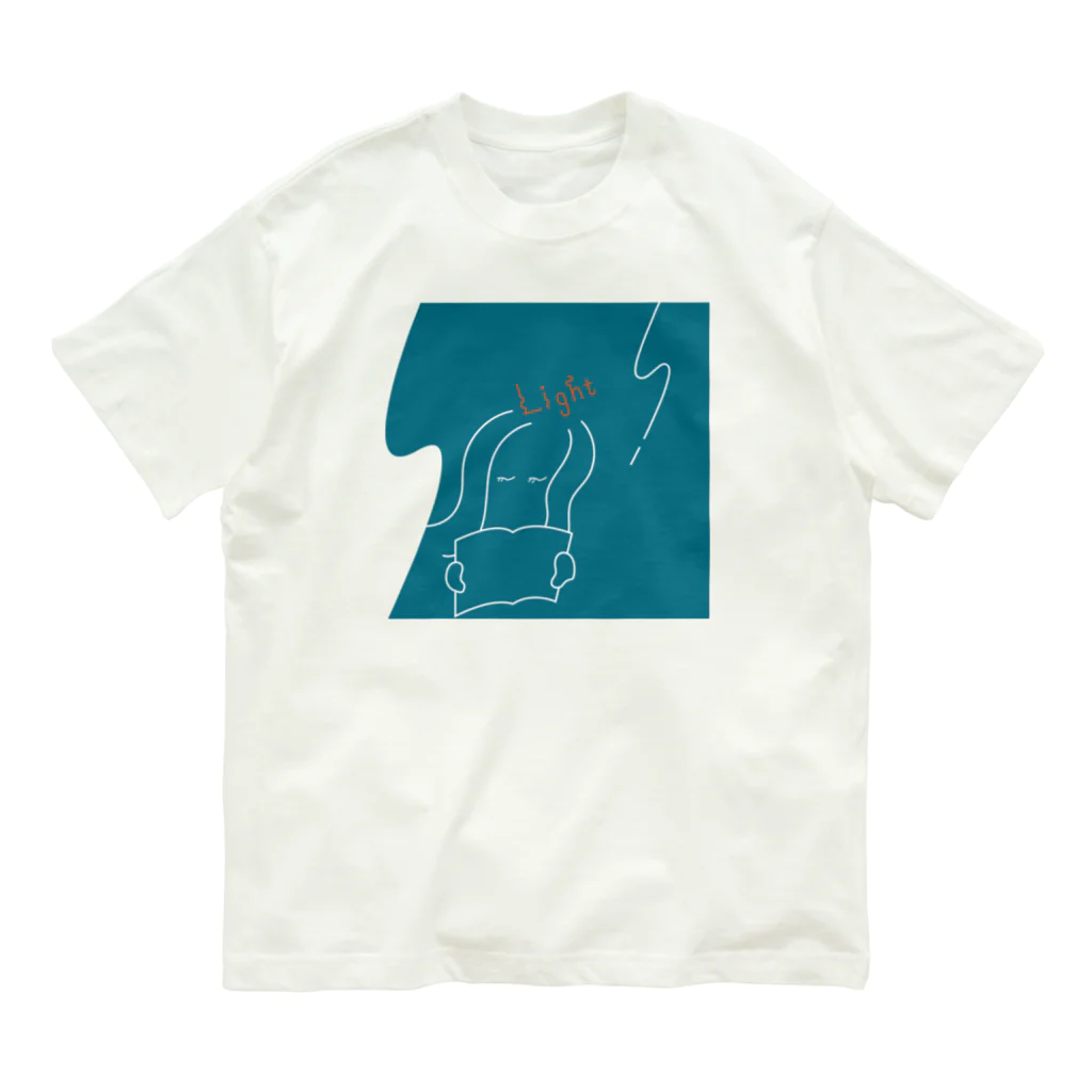tae/多恵の夏の風と本 オーガニックコットンTシャツ