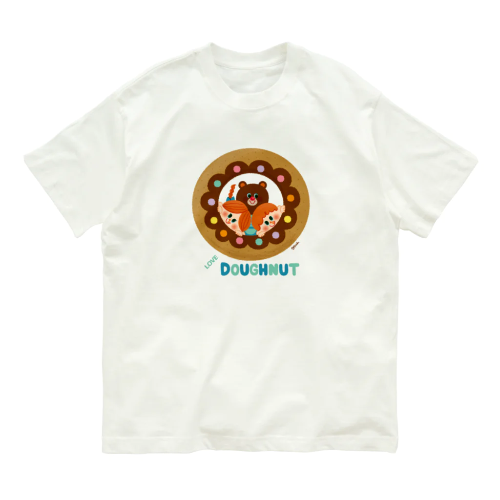 あくざわめぐみSHOPのDOUGHNUT オーガニックコットンTシャツ