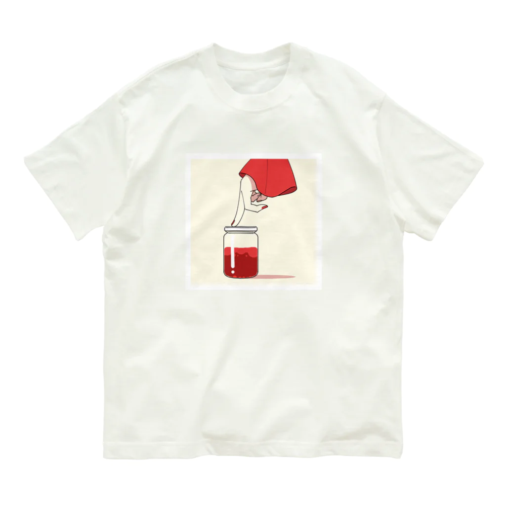 soratoのジャム瓶の蓋の上で踊る Organic Cotton T-Shirt