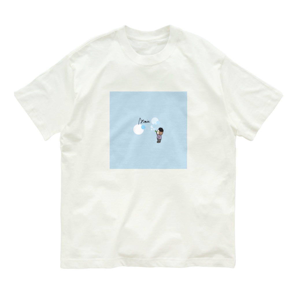 阿鳥誠のグッズ販売所のアトマコとシャボン玉Tシャツ Organic Cotton T-Shirt
