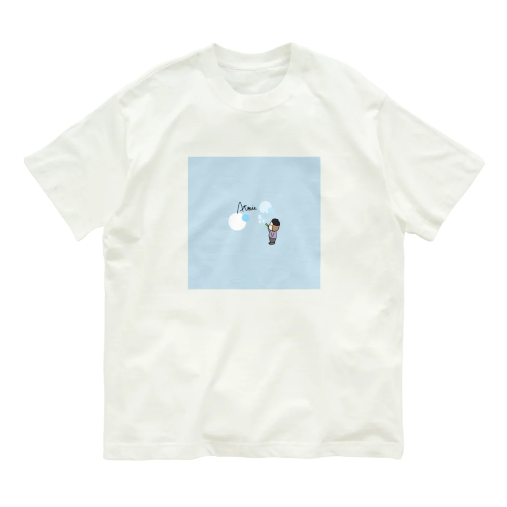 阿鳥誠のグッズ販売所のアトマコとシャボン玉Tシャツ Organic Cotton T-Shirt