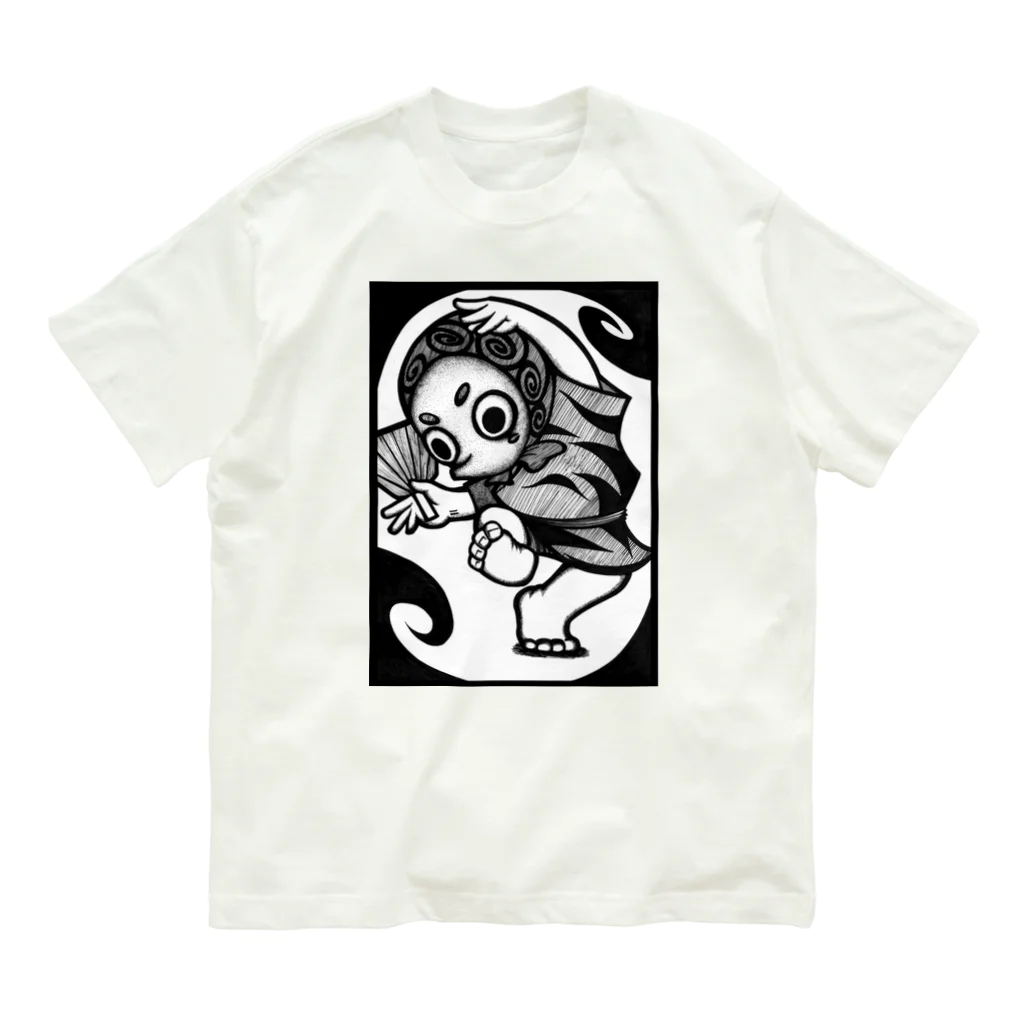 ワノハ -WANOHA-のひょっとこ オーガニックコットンTシャツ