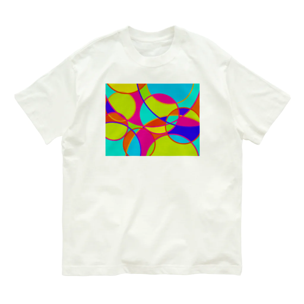 ふくふくろうのからふる丸丸 Organic Cotton T-Shirt