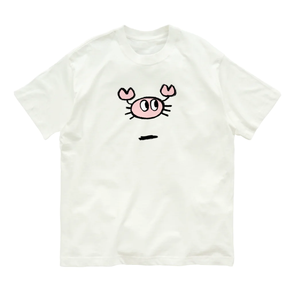 あらいきりこのとんでるカニ Organic Cotton T-Shirt