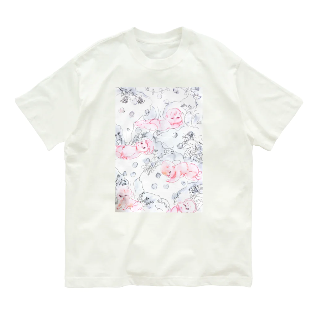 renaAのoyasumi_baby Organic Cotton T-Shirt
