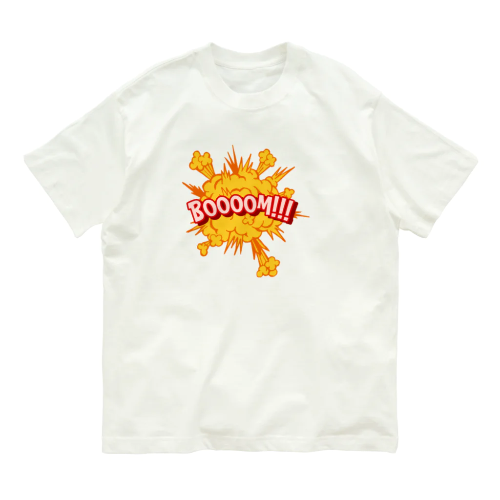 BOOOM!!のBOOOM!! オーガニックコットンTシャツ