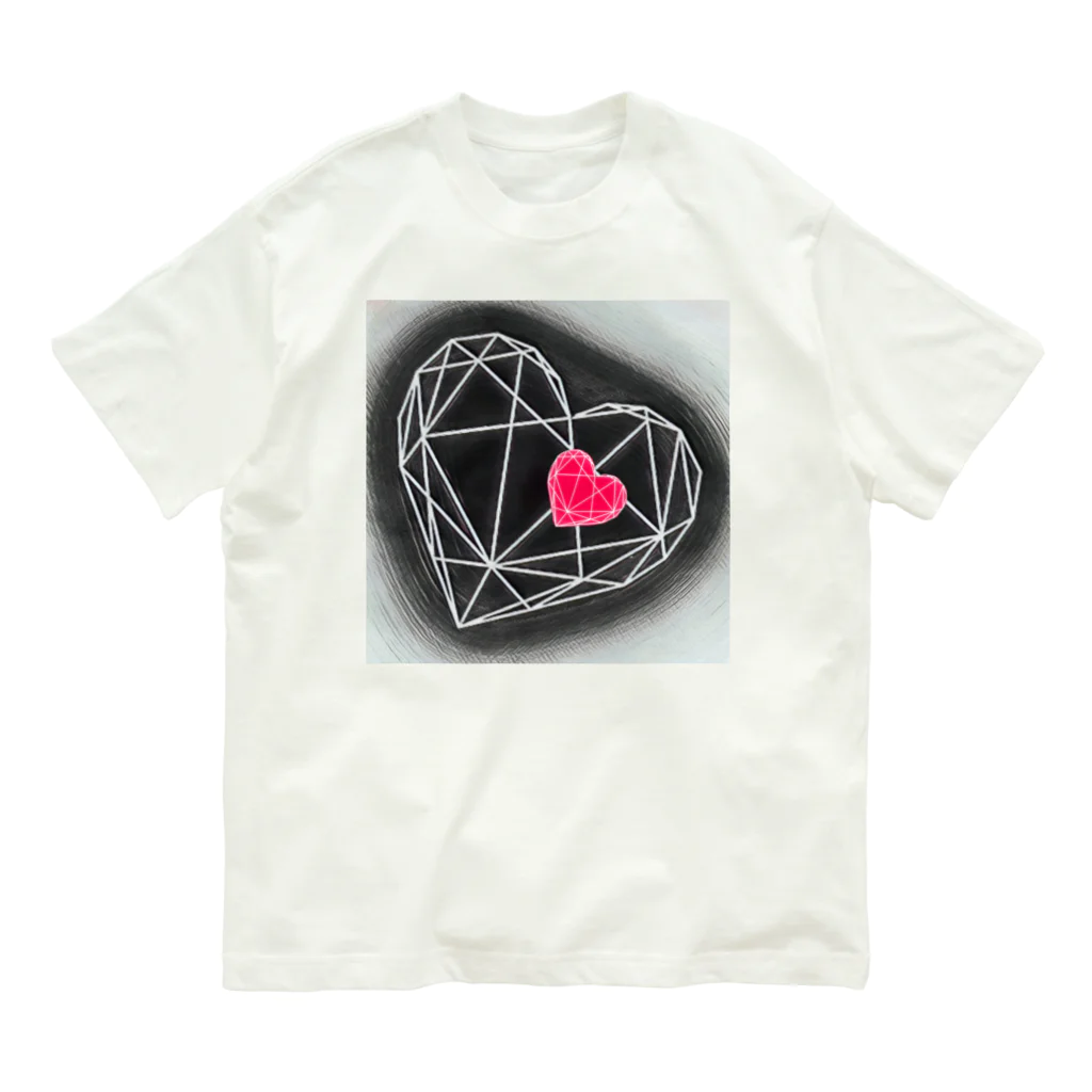 👑ＫＥＮ👑のハートの心臓♥ Organic Cotton T-Shirt