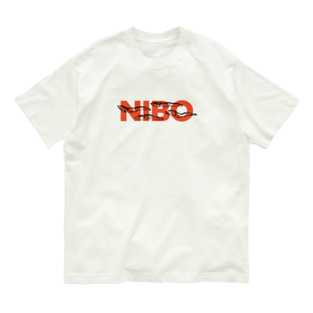 PINTTO#のNIBO4-RED オーガニックコットンTシャツ