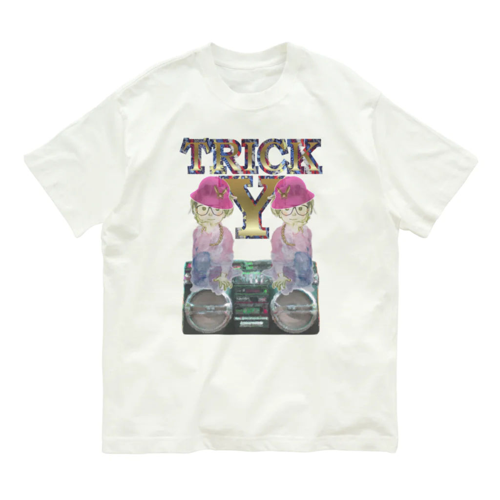 office SANGOLOWのTricky twinz Organic Cotton T-Shirt