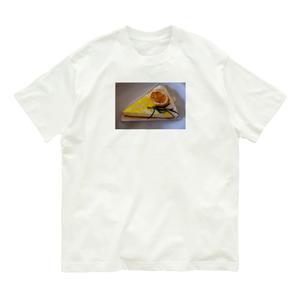 Photoのレモンケーキ オーガニックコットンTシャツ