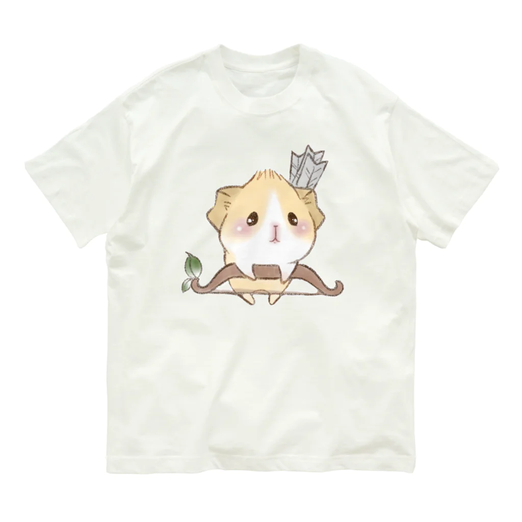 moca's  atelierのあにまるくえすと オーガニックコットンTシャツ