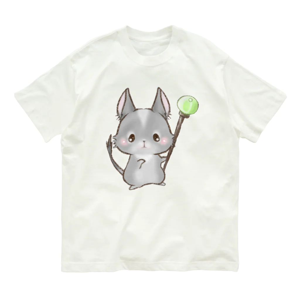 moca's  atelierのあにまるくえすと オーガニックコットンTシャツ