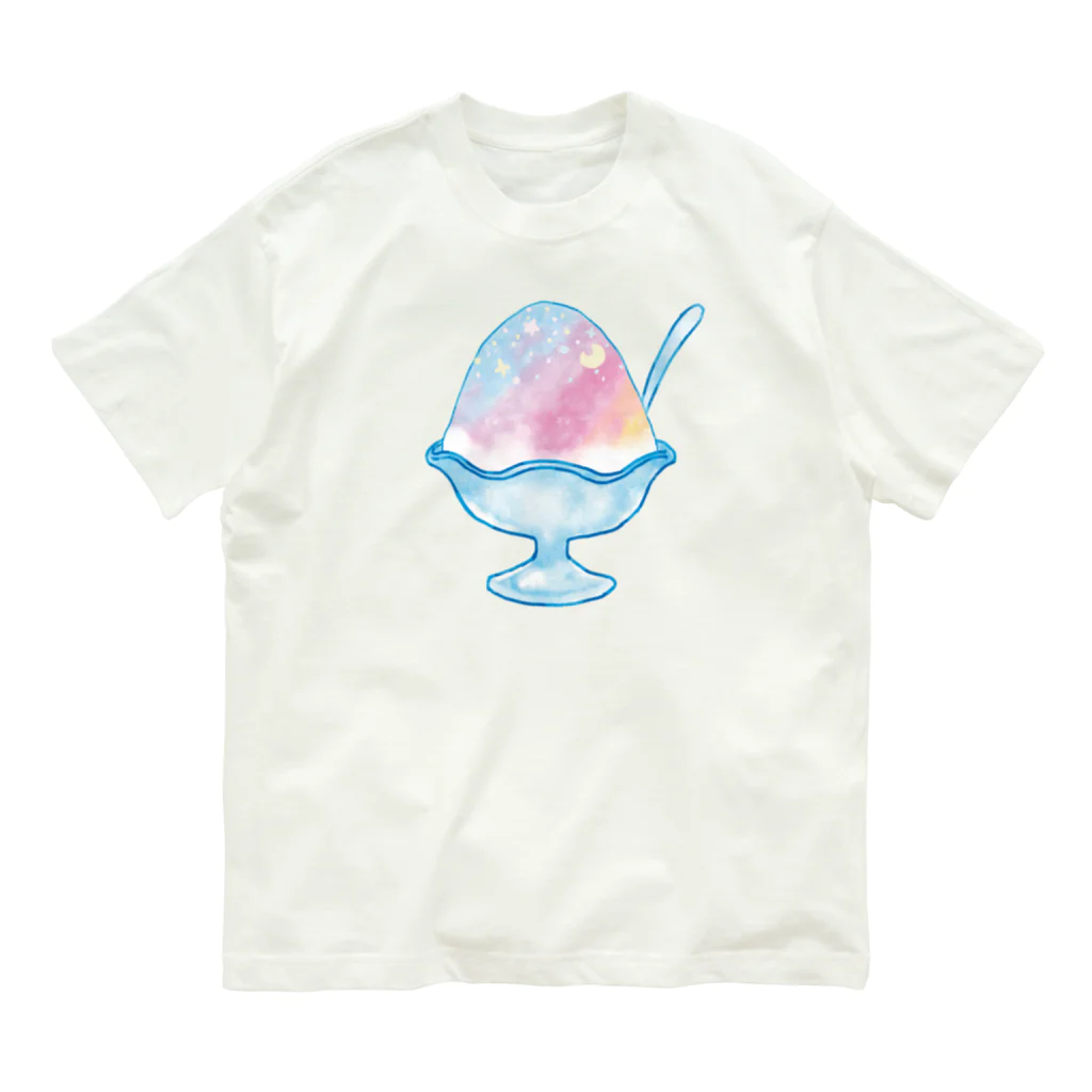 十姉妹のゆめかわかき氷 オーガニックコットンTシャツ