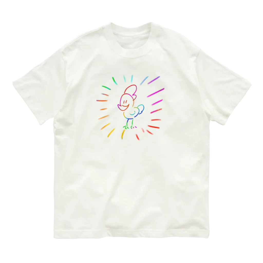 トリヤのゲーミングとりくん オーガニックコットンTシャツ