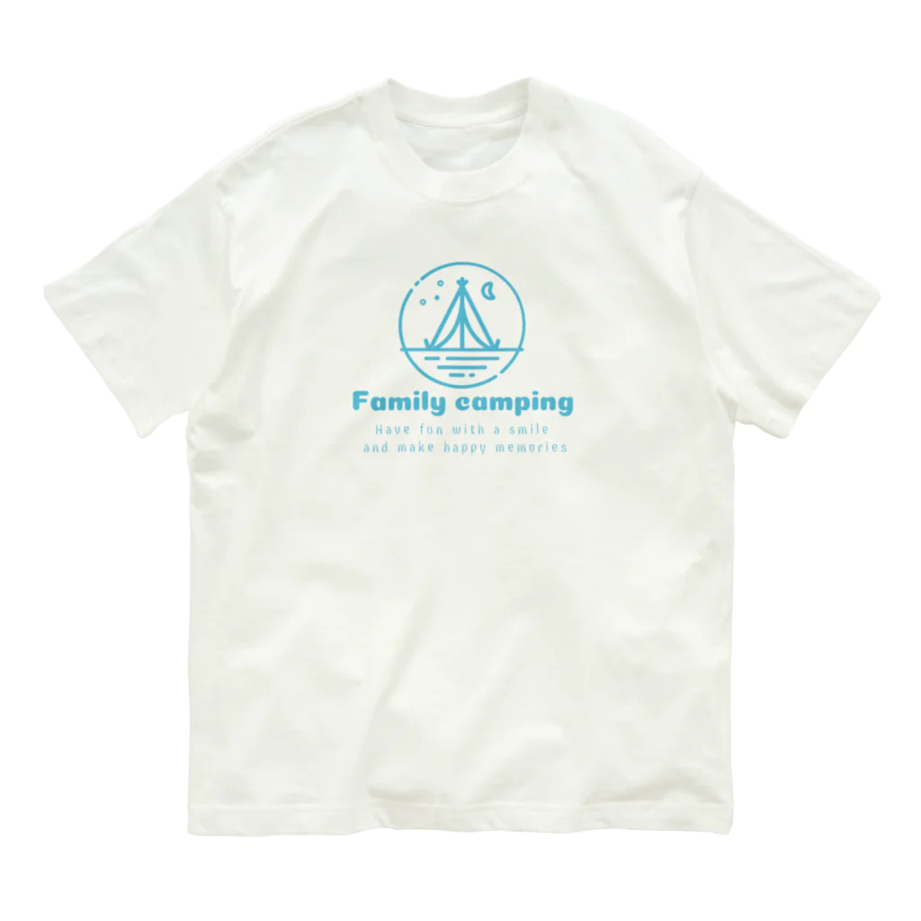 antartのfamilly canping オーガニックコットンTシャツ