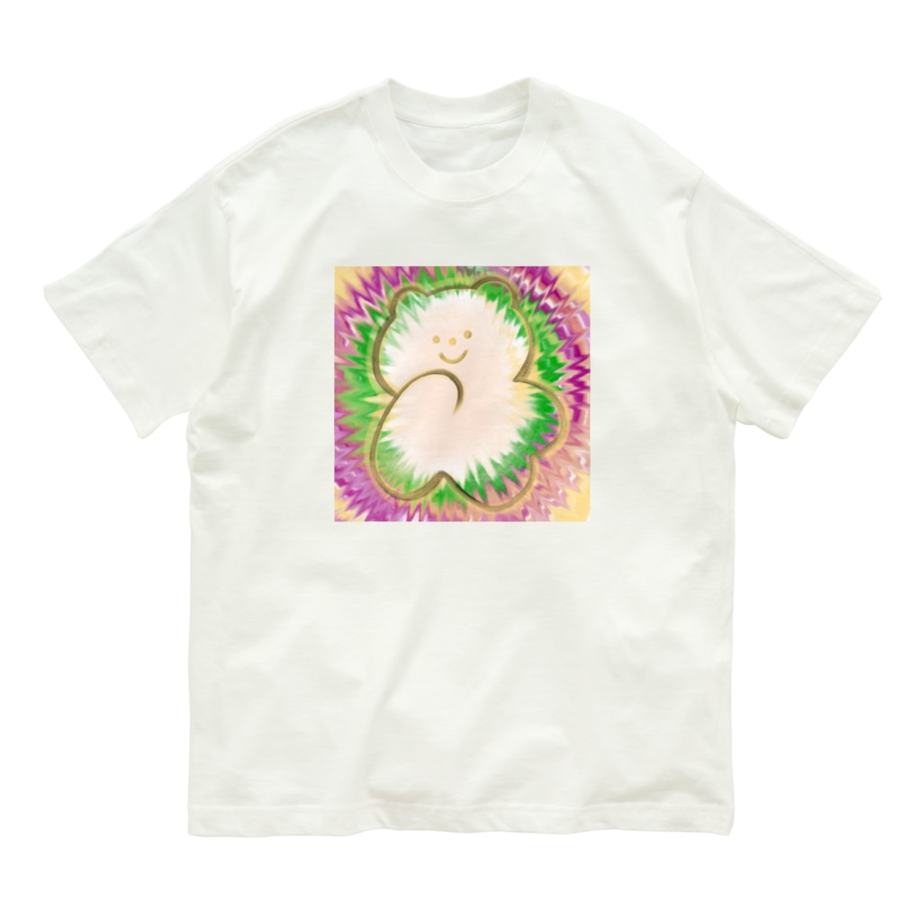 osumashikumashopのloveとpeaceとおすましくま子 Organic Cotton T-Shirt