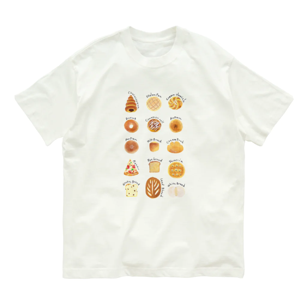 fig-treeのBAKERY-T2 背景なし Organic Cotton T-Shirt