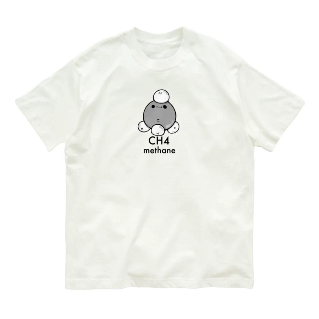 創作工房muccoのメタン Organic Cotton T-Shirt