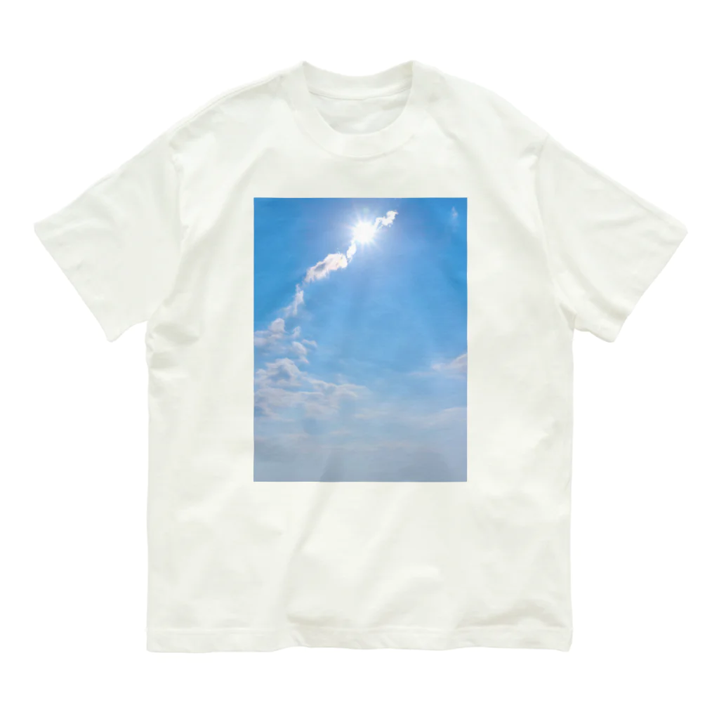 KR PhotoのBlue Sky Organic Cotton T-Shirt