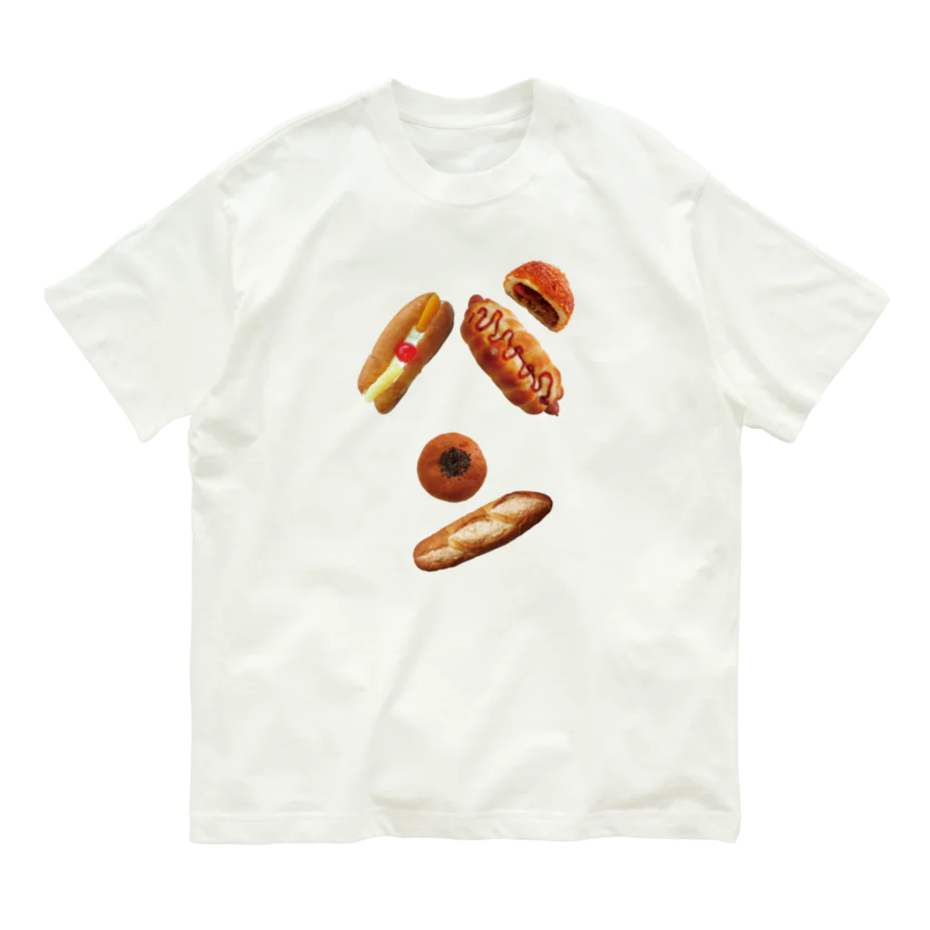 よだれ堂のパンで”パン”🥖🥯 オーガニックコットンTシャツ