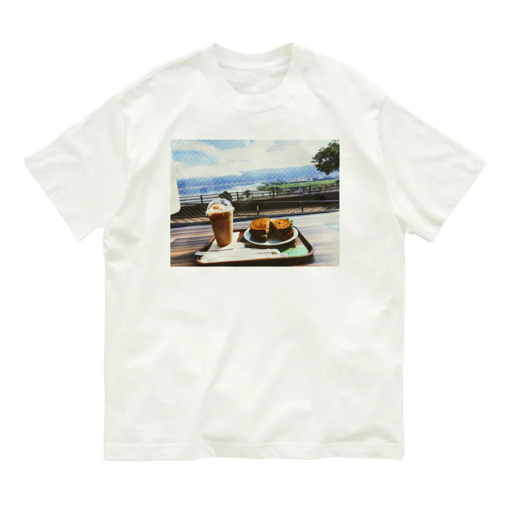 dailandの朝食と風景 オーガニックコットンTシャツ