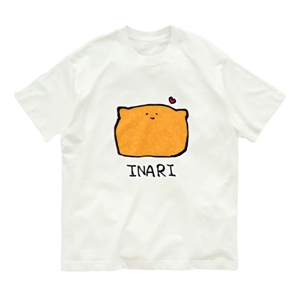 ぎんが屋-wassyoi-のINARIちゃん オーガニックコットンTシャツ