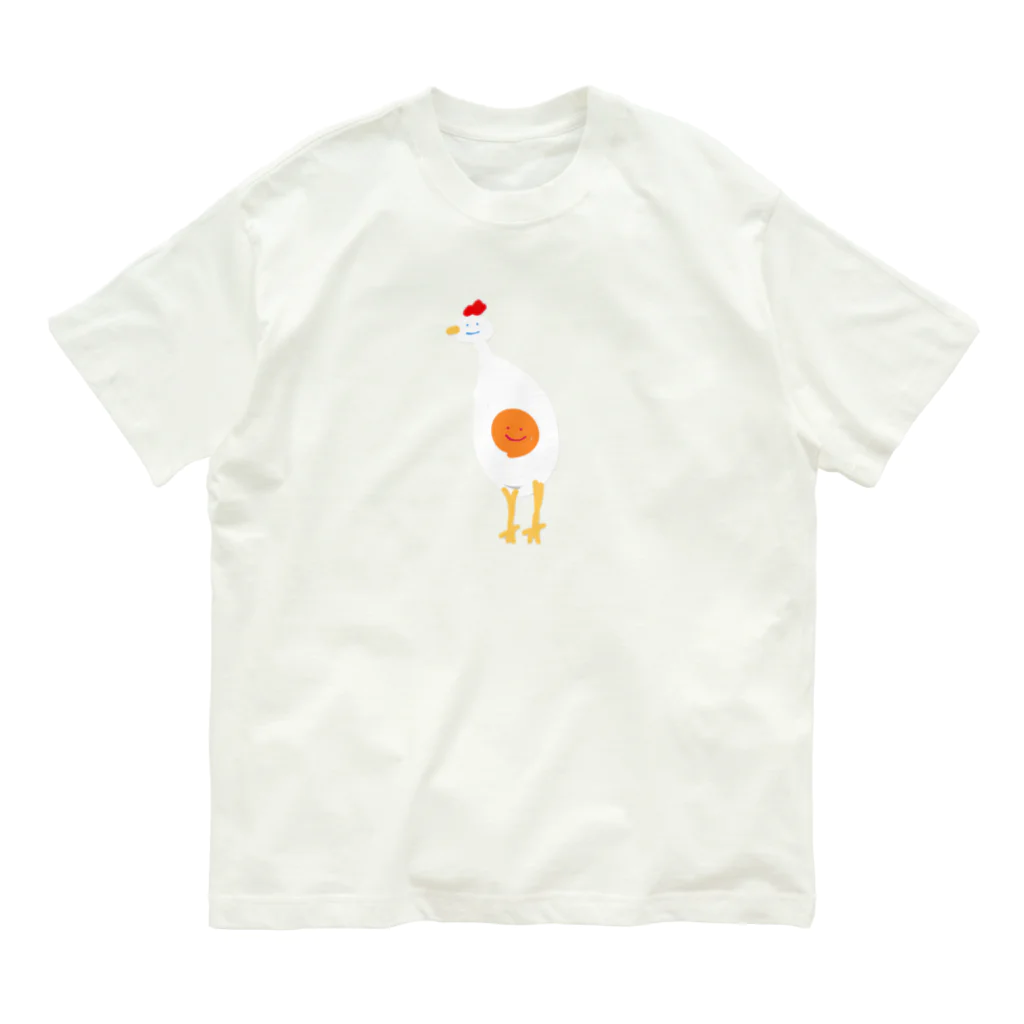 まぜそば屋のyude_tamago オーガニックコットンTシャツ