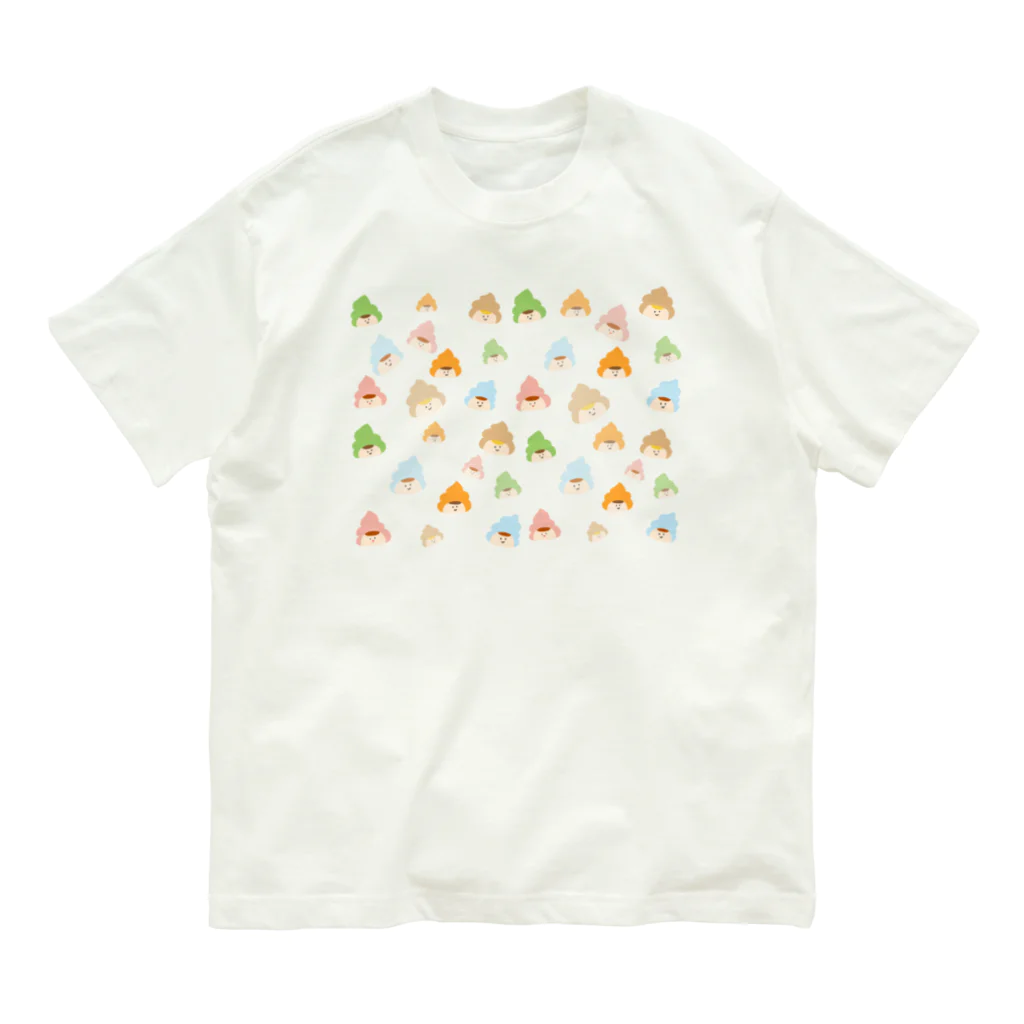 オーパルとレモンの木のカラフルご不浄くん Organic Cotton T-Shirt